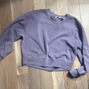 lululemon athletica Mauve Cropped Crewneck Sweatshirt